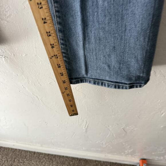 GAP Jeans Womens 6 Blue Low Rise Flare Stretch Denim Classic Y2K 2000s Pants - Picture 7 of 10